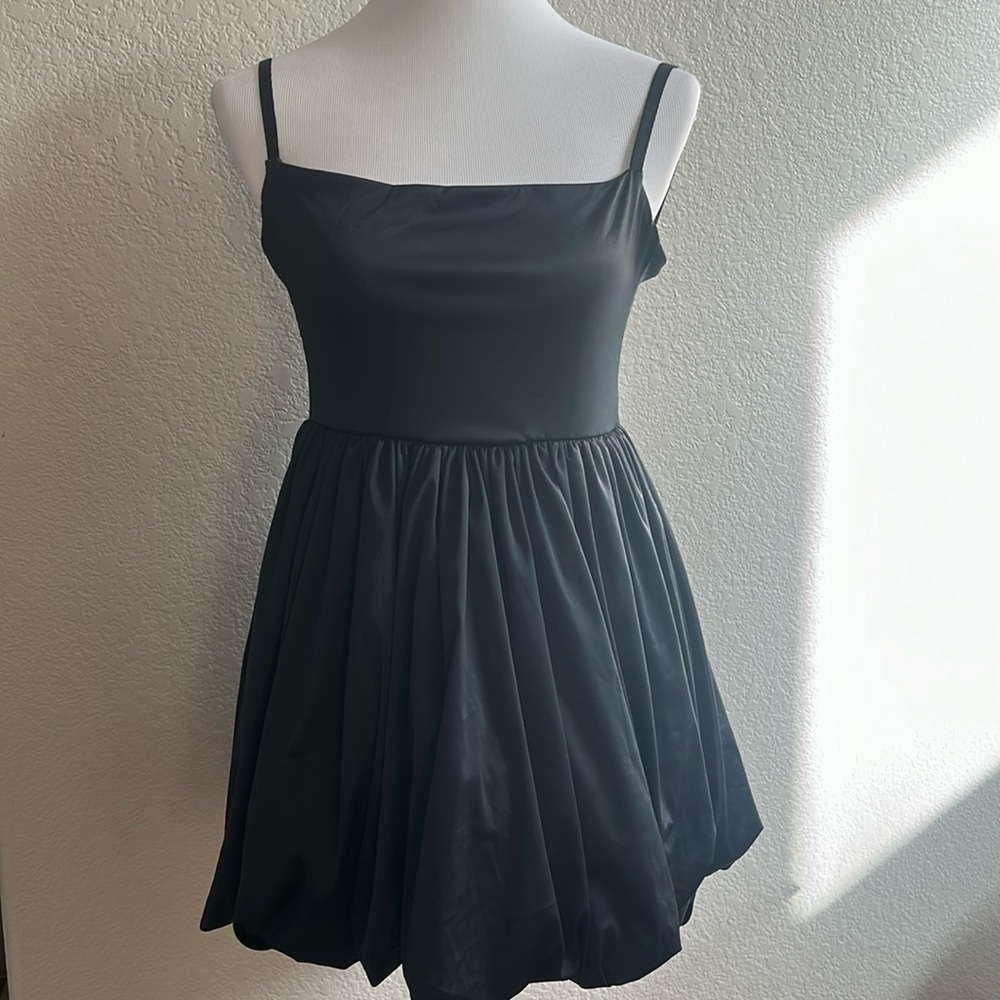 OW Intimates Black Mini Bubble Ballo Dress - Picture 2 of 8